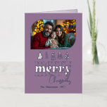 Romantic Luxe Hand Drawn Merry Christmas Photo Foil Holiday Card<br><div class="desc">Send festive cheer with this real foil Christmas Photo Card featuring a whimsical hand drawn “Merry Christmas” design. The elegant metallic foil shines against a bold background, paired with your favorite holiday photos for a modern yet cozy look. A stylish way to share your warmest Christmas wishes with family and...</div>