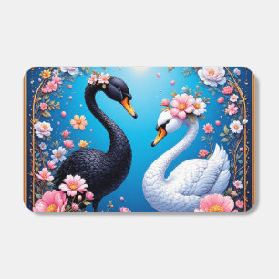 Romantic Luxury Bridal Favor Box, Elegant Swan Matchboxes