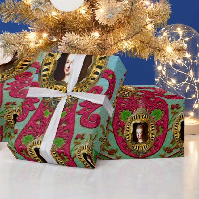Romantic Marie Antoinette Wrapping Paper (Holidays)