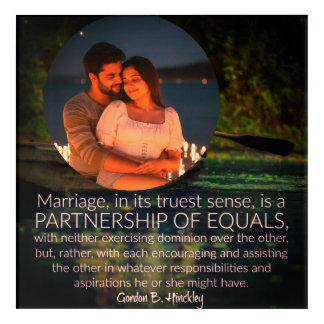 Romantic Marriage Partnership of Equals Acrylic Print