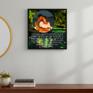 Romantic Marriage Partnership of Equals Acrylic Print