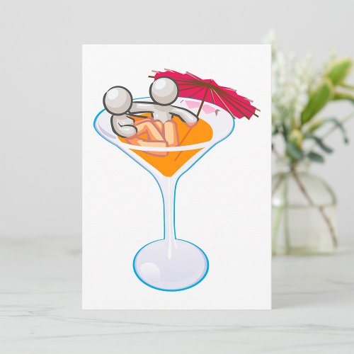 Romantic Martini Invitation