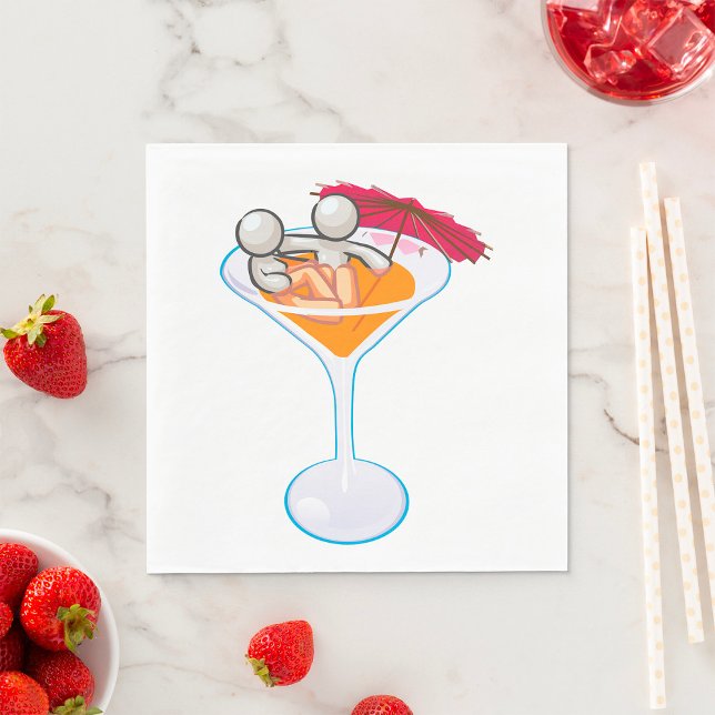 Romantic Martini Napkins (Creator Uploaded)