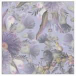 Romantic Mauve Wattle &amp; Eucalyptus Fabric