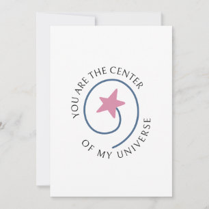 Romantic Message Minimalist Valentine Card