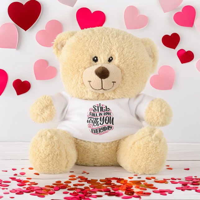 Romantic Message Personalized Valentines Day Teddy Bear (Creator Uploaded)