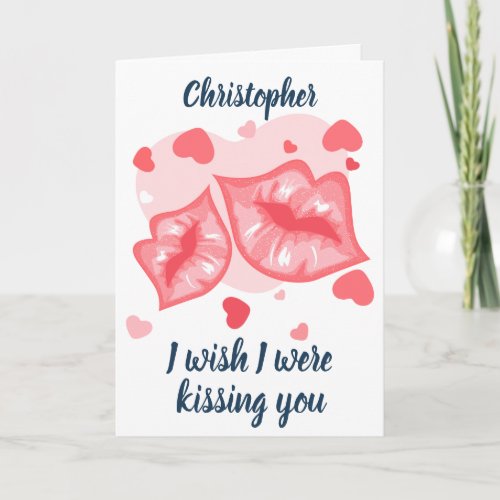 Romantic Missing You Card