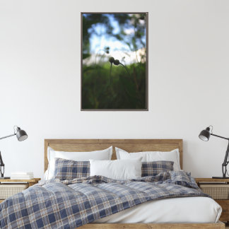 Romantic Moody Flowers – Botanical Fantasy Boho Canvas Print