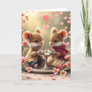 Romantic Mouse Card 