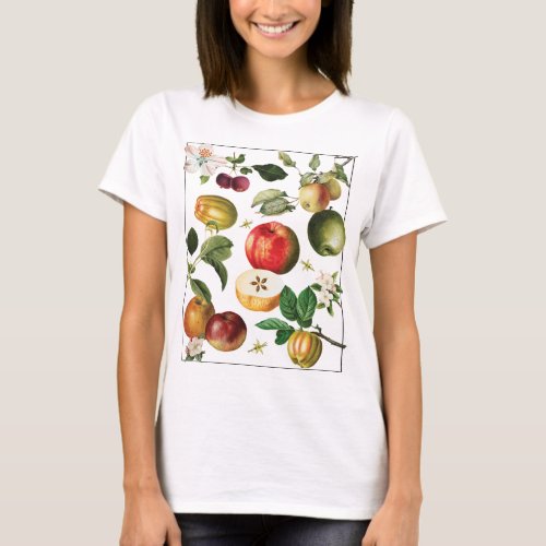 Romantic Nature Apple Fruit Farmcore Countrycore C T_Shirt