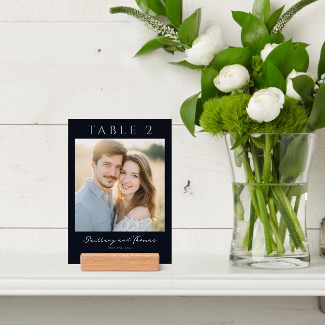 Romantic Navy Photo Holder (Insitu 4)