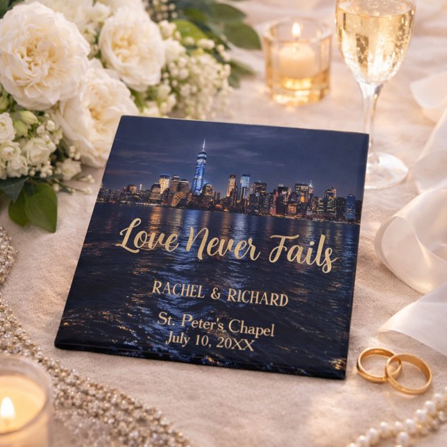 Romantic New York City Lights Save the Date Magnet (Creator Uploaded)
