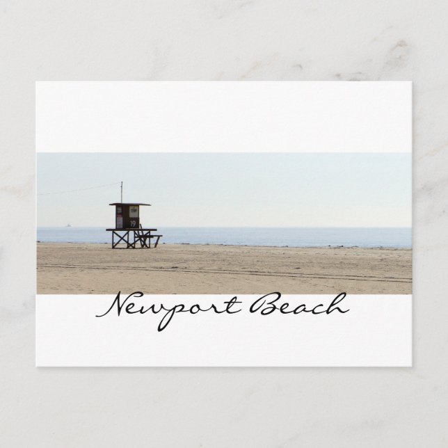 Romantic Newport Beach Postcard (Front)