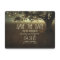 romantic night lights rustic save the date cards