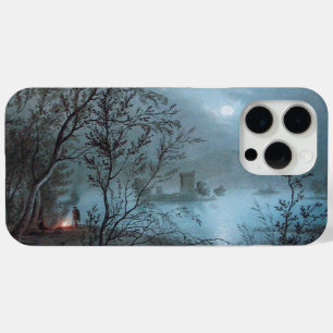 ROMANTIC NOCTURNE LANDSCAPE IN BLUE iPhone 15 PRO MAX CASE