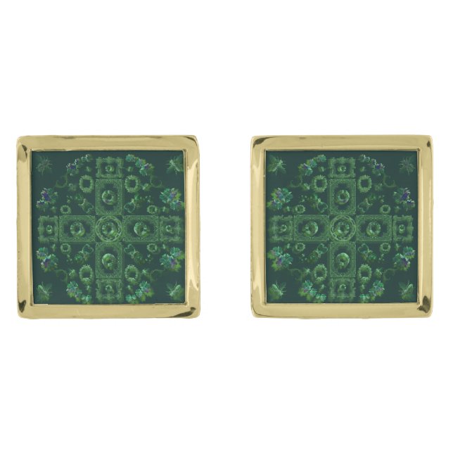 ROMANTIC NOTES CUFFLINKS (Front)