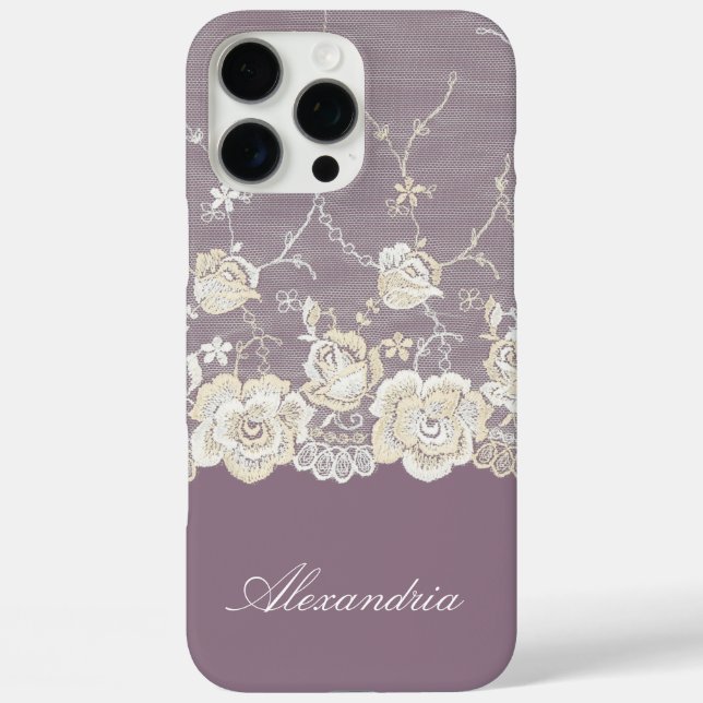 Romantic Orchid Purple Floral   Case-Mate iPhone Case (Back)