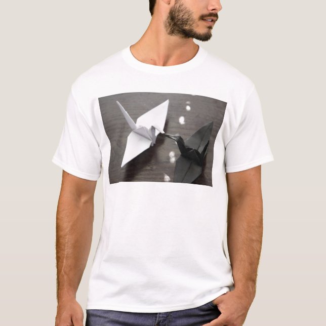 romantic origami cranes T-Shirt (Front)