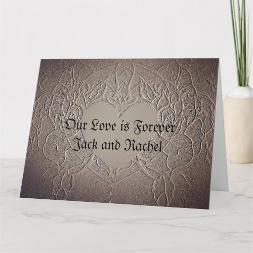 Romantic Our Love is Forever Card