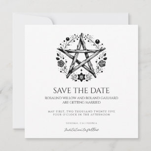 Romantic Pagan Wicca Wedding Invitation