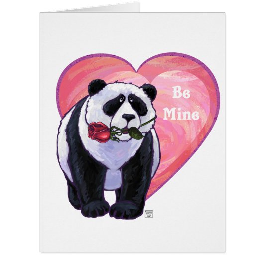 Romantic Panda Bear with Rose (Front)