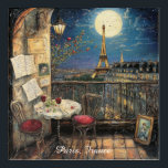 Romantic Paris France Eiffel Tower Illustration Acrylic Print<br><div class="desc">Bring the magic of Paris to your space with this romantic Eiffel Tower illustration on a Acrylic Wall Art, beautifully capturing the charm and elegance of the City of Love. Perfect for honeymoon memories, travel enthusiasts, and anyone who dreams of strolling through the streets of Paris, France, this artwork embodies...</div>