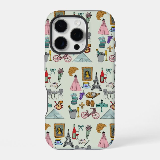 Romantic Paris Iphone Case (Back)