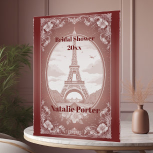 Romantic Paris Miss to Mrs Bridal Shower Welcome  Acrylic Sign
