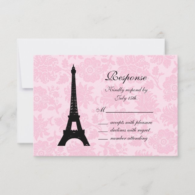 Romantic Paris RSVP (Front)