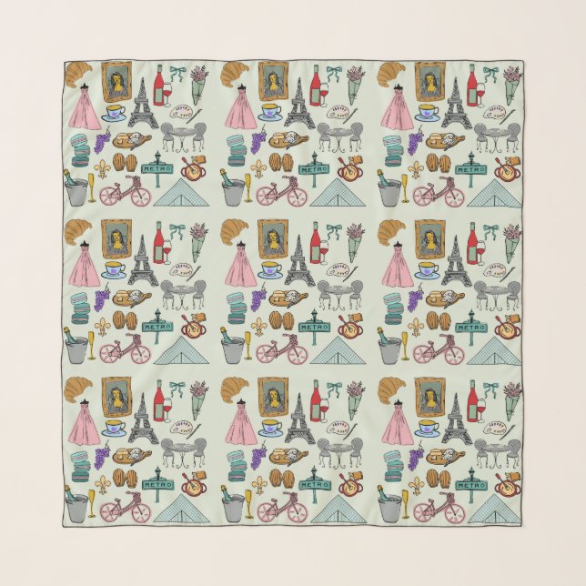 Romantic Paris Scarf (Front)