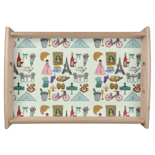 Romantic Paris Serving Tray
