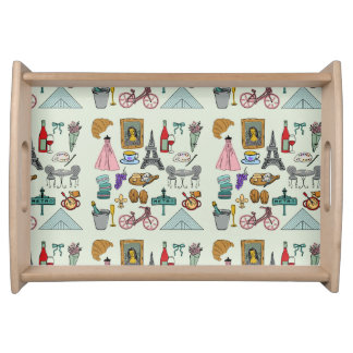 Romantic Paris Serving Tray