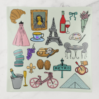 Romantic Paris Trinket Tray
