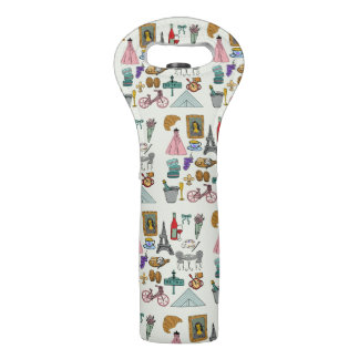 Romantic Paris Wine Bag