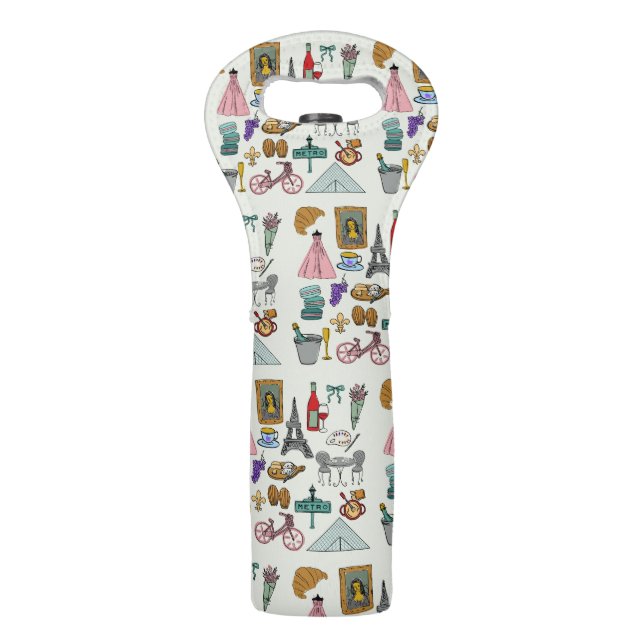 Romantic Paris Wine Bag (Front)