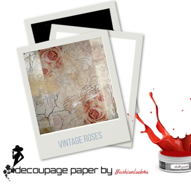 Romantic Parisian Decoupage paper (Creator Uploaded)