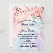 Romantic Pastel Flowers, Garden Wedding Design