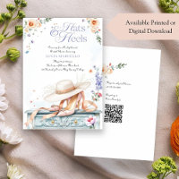 Romantic Pastel Hats and Heels Derby Bridal Shower