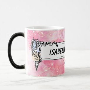 Romantic Pastel Pink Glitter Color Morph Mug