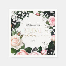 Romantic Pastel Roses Bridal Shower