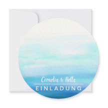 Romantic Pastels Invitations full of color