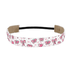 romantic pattern athletic headband