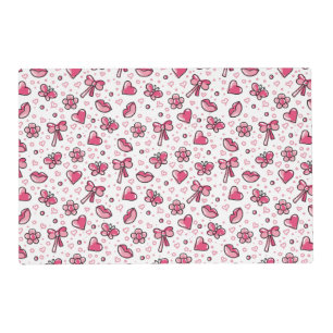 romantic pattern placemat