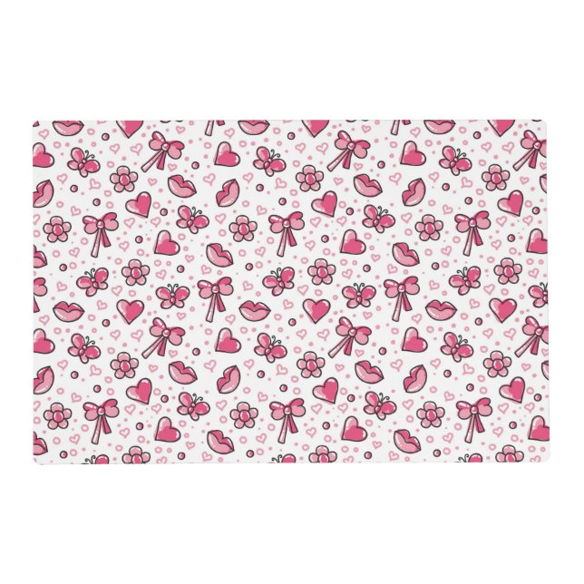 romantic pattern placemat (Front)