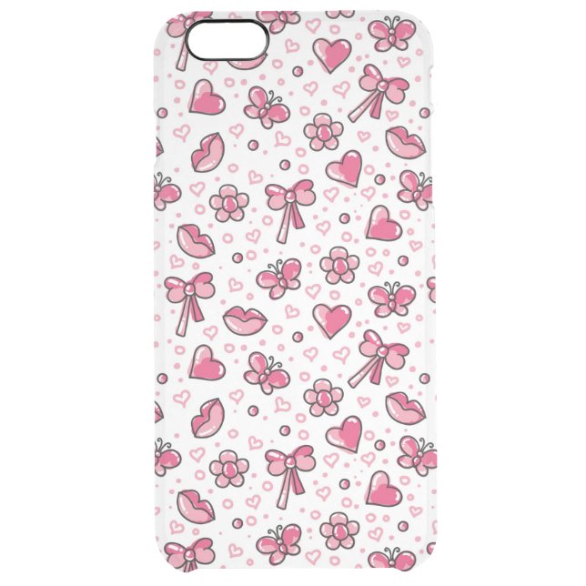 romantic pattern uncommon iPhone case (Back)