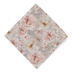Romantic Peony Bandana