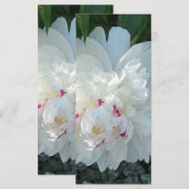 Romantic Peony Bookmark (Front/Back)