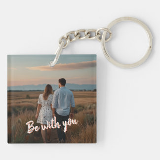 Romantic Personalized Keychain for Couples