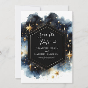 Romantic Photo Celestial Wedding Save The Date