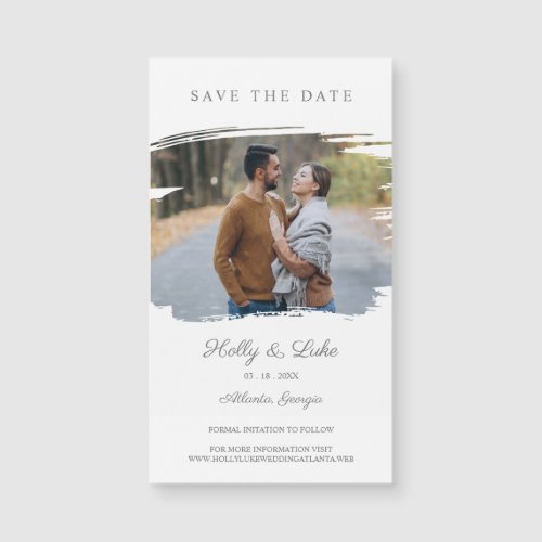 Romantic Photo  Simulated Brush for Save the Date